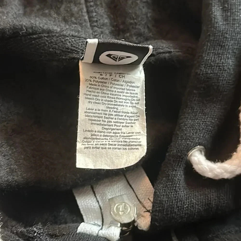 Roxy Proud 2 Full-Zip Hoodie Black Jacket New - Picture 15 of 16
